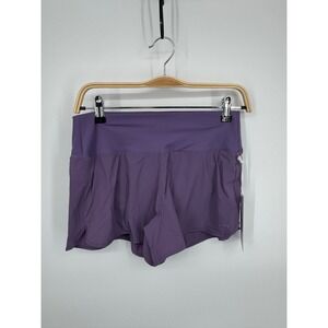 NWT Tavi Active Stretch Tech Run Shorts Women's XS Grape Purple High Waisted Gym